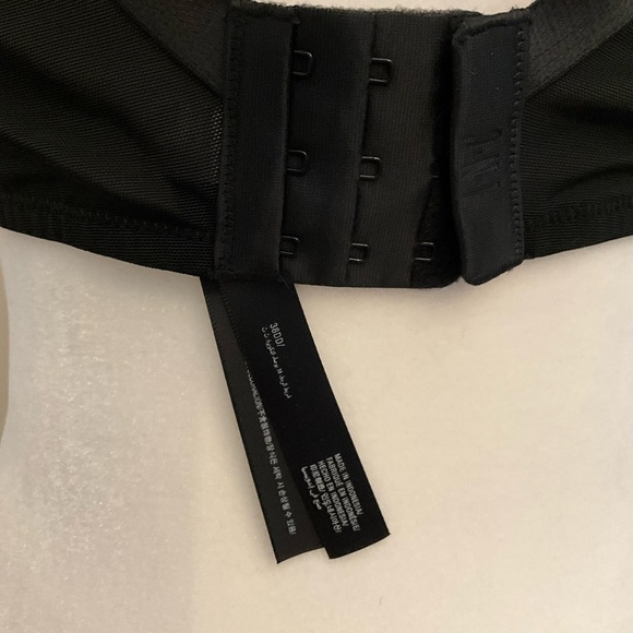 INC International Concepts Black Lace Detail Bra - Picture 6 of 6